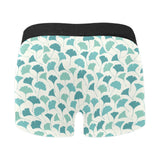 Green ginkgo leaves pattern Men's All Over Print Boxer Briefs Men's Underwear