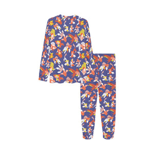 Goldfish Pattern Print Design 04 Kids' Boys' Girls' All Over Print Pajama Set