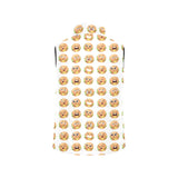 Hamburger Pattern Print Design 04 Men's Padded Vest