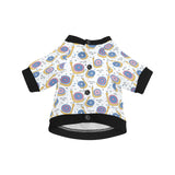 Snail Pattern Print Design 05 All Over Print Pet Dog Round Neck Fuzzy Shirt