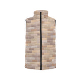 Brick Printed Pattern Print Design 01 Men's Padded Vest