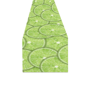 Slices of Lime pattern Table Runner
