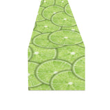 Slices of Lime pattern Table Runner