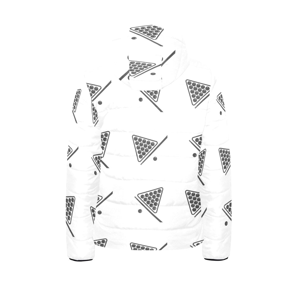Billiard Ball Pattern Print Design 03 Kids' Boys' Girls' Padded Hooded Jacket