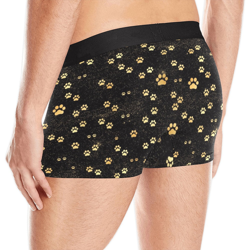 Dog Paws Pattern Print Design 05 Men's All Over Print Boxer Briefs Men's Underwear