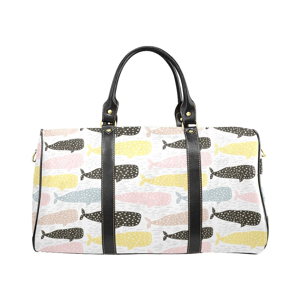 Whale dot pattern Travel Bag