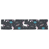unicorn rainbows moon clound star pattern Table Runner