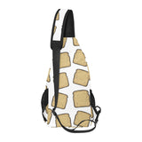 Bread Toast Pattern Print Design 03 All Over Print Chest Bag