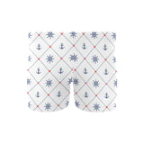 Anchor rudder nautical design pattern Men's Swimming Trunks