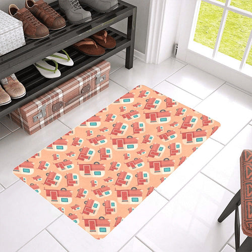 Camper Van Pattern Print Design 03 Doormat