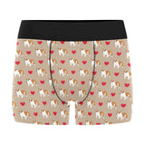 English Bulldog Pattern Print Design 05 Men's All Over Print Boxer Briefs Men's Underwear