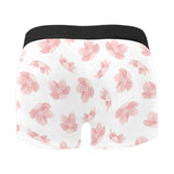 Pink sakura cherry blossom pattern Men's All Over Print Boxer Briefs Men's Underwear