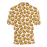 Hamburger Pattern Print Design 03 Men's All Over Print Polo Shirt