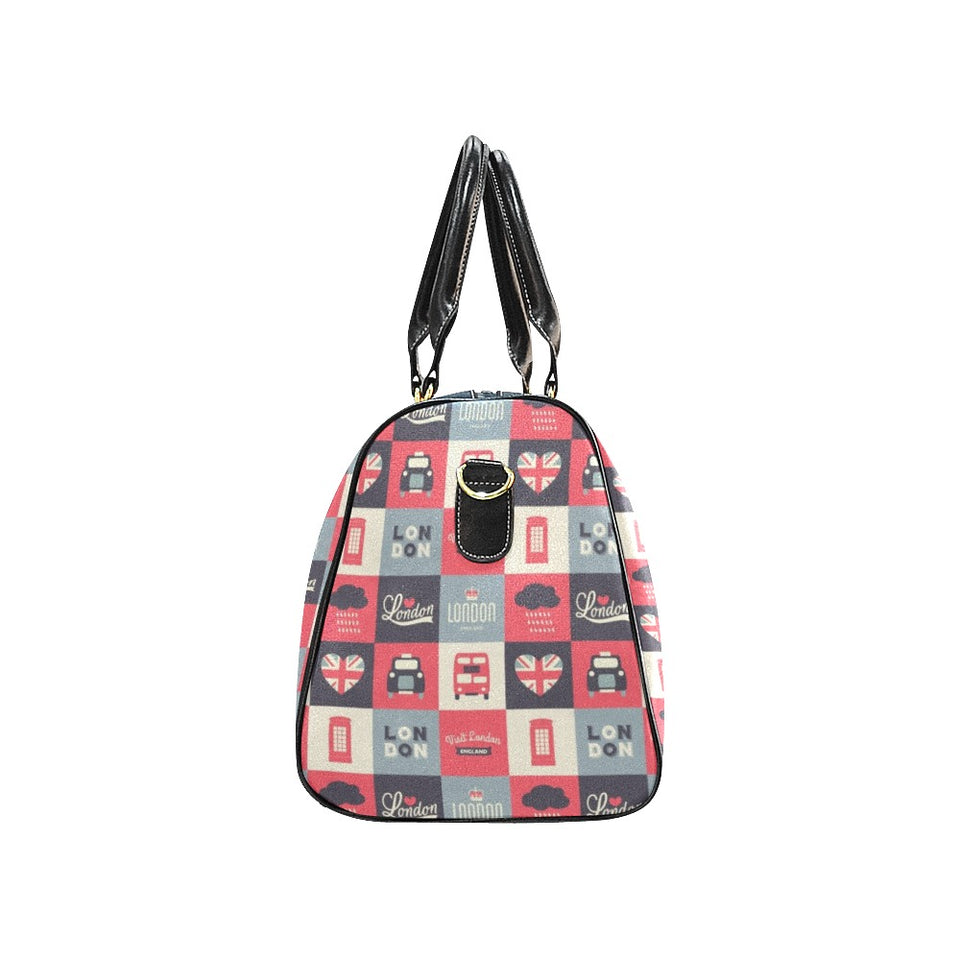 British Pattern Print Design 05 Travel Bag