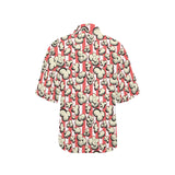 Popcorn Pattern Print Design 05 Women's All Over Print Hawaiian Shirt