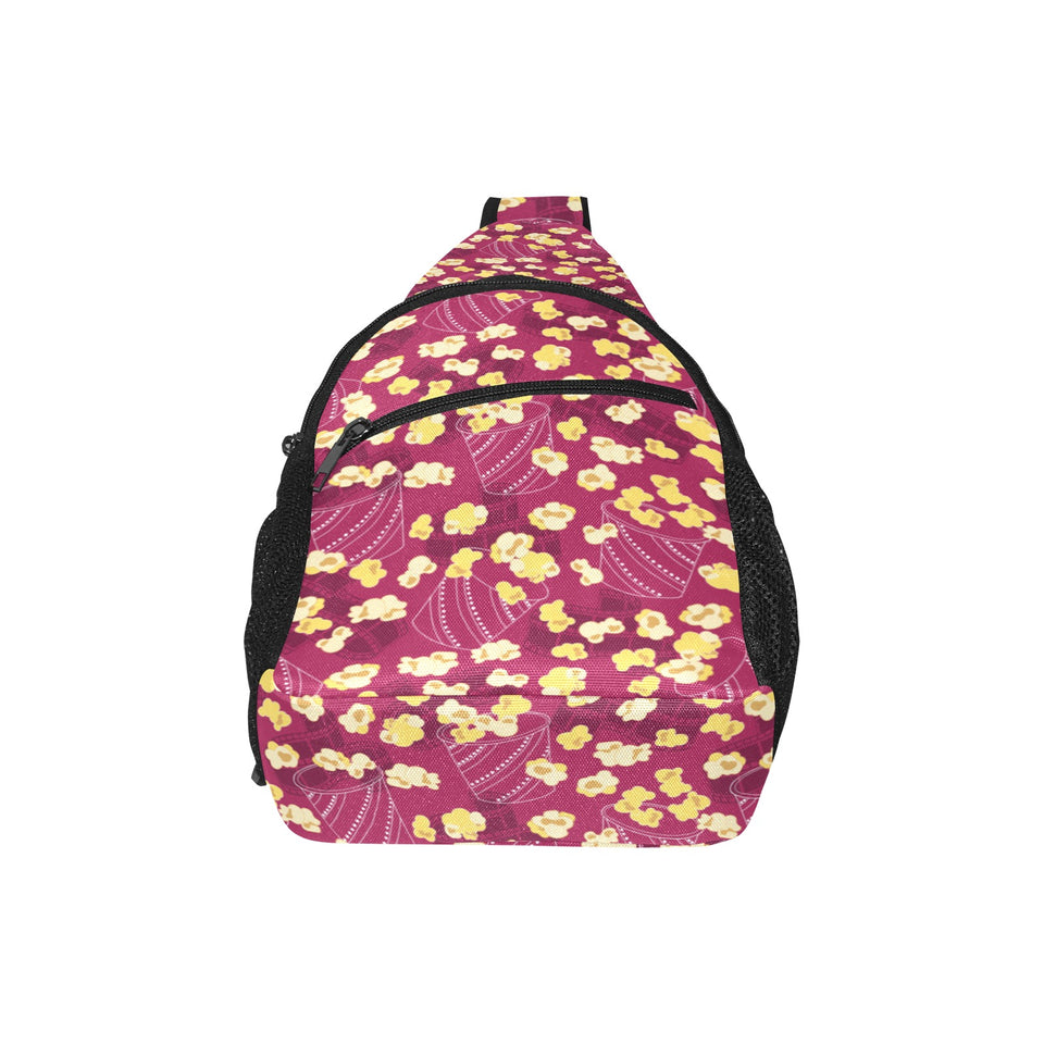 Popcorn Pattern Print Design 02 All Over Print Chest Bag