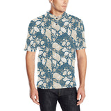 Sea turtle Polynesian Tribal design pattern Men's All Over Print Polo Shirt