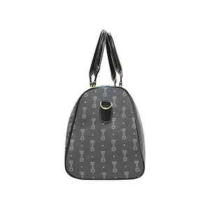 Engine Piston Black Background Pattern Design 02 Travel Bag