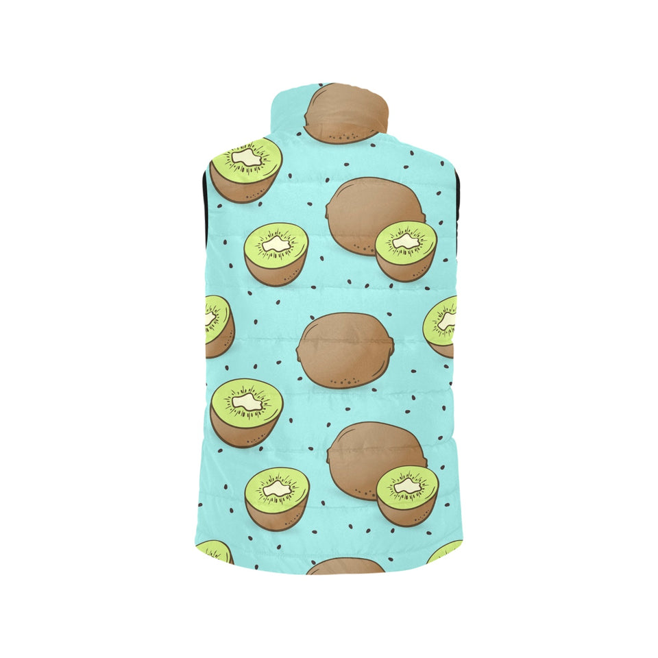 Kiwi blue background Men's Padded Vest