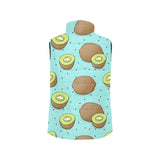 Kiwi blue background Men's Padded Vest