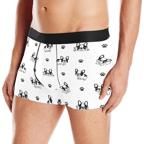 Cute french bulldog paw pattern Men's All Over Print Boxer Briefs Men's Underwear