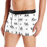 Cute french bulldog paw pattern Men's All Over Print Boxer Briefs Men's Underwear