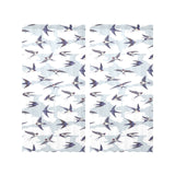 Swallow Pattern Print Design 05 Gauze Curtain