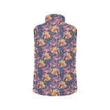 Goldfish Pattern Print Design 05 Men's Padded Vest