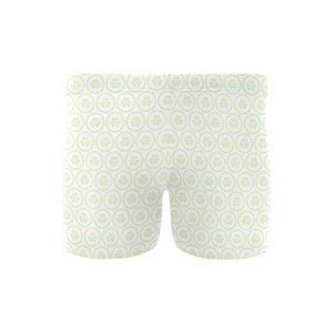 Cucumber pattern background Men's Swimming Trunks