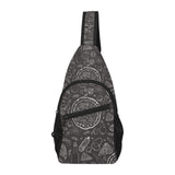 Pizza pattern All Over Print Chest Bag