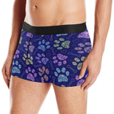Dog Paws Pattern Print Design 02 Men's All Over Print Boxer Briefs Men's Underwear