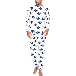 Swallow Pattern Print Design 03 Men's All Over Print Pajama