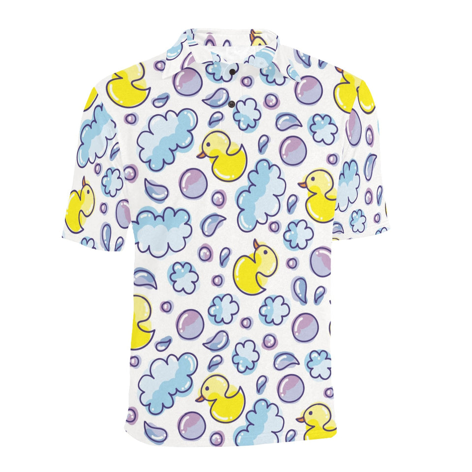 Duck Pattern Print Design 01 Men's All Over Print Polo Shirt