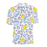 Duck Pattern Print Design 01 Men's All Over Print Polo Shirt