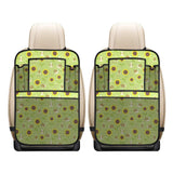 Snail Pattern Print Design 01 Car Seat Back Organizer
