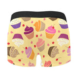 cake cupcake heart cherry pattern Men's All Over Print Boxer Briefs Men's Underwear
