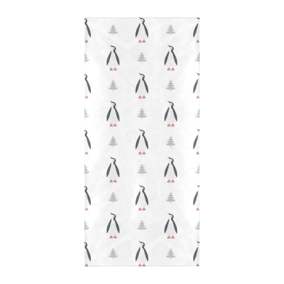 Penguin pattern Beach Towel