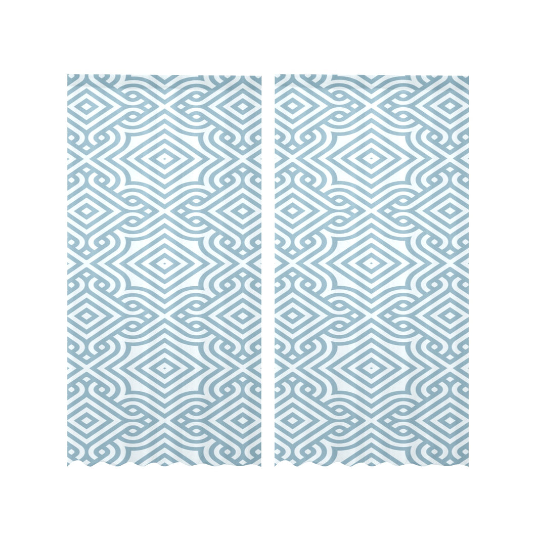 arabic pattern Gauze Curtain