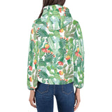Cactus design pattern copy Women's Padded Hooded Jacket