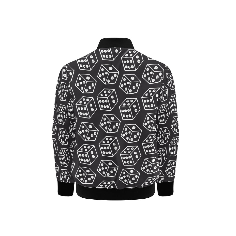 Dice Pattern Print Design 01 Kids' Boys' Girls' Bomber Jacket