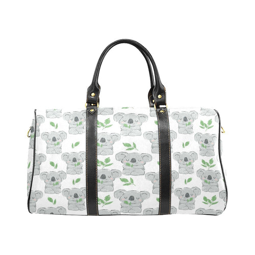 Hand drawn Koala leaves pattern Travel Bag