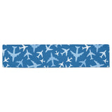 Airplane pattern in the sky Table Runner