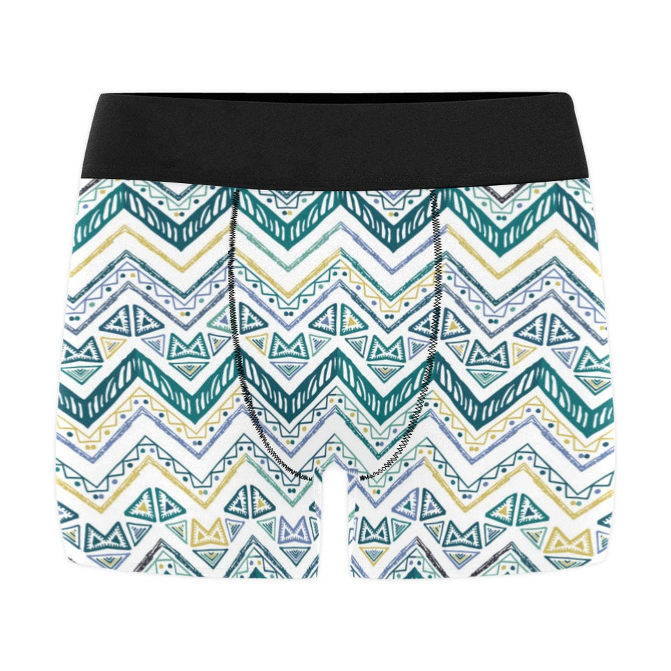 zigzag  chevron paint design pattern Men's All Over Print Boxer Briefs Men's Underwear