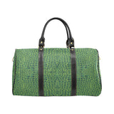 Crocodile Skin Printed Travel Bag