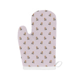 Yorkshire Terrier Pattern Print Design 02 Heat Resistant Oven Mitts