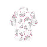 dragon fruit pattern Women's All Over Print Hawaiian Shirt