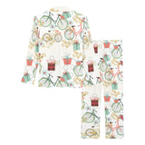 Bicycle Pattern Print Design 05 Women's Long Pajama Set