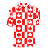 Canada Pattern Print Design 05 Men's All Over Print Polo Shirt