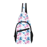 Hummingbird Pattern Print Design 02 All Over Print Chest Bag