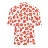 Canada Pattern Print Design 02 Men's All Over Print Polo Shirt